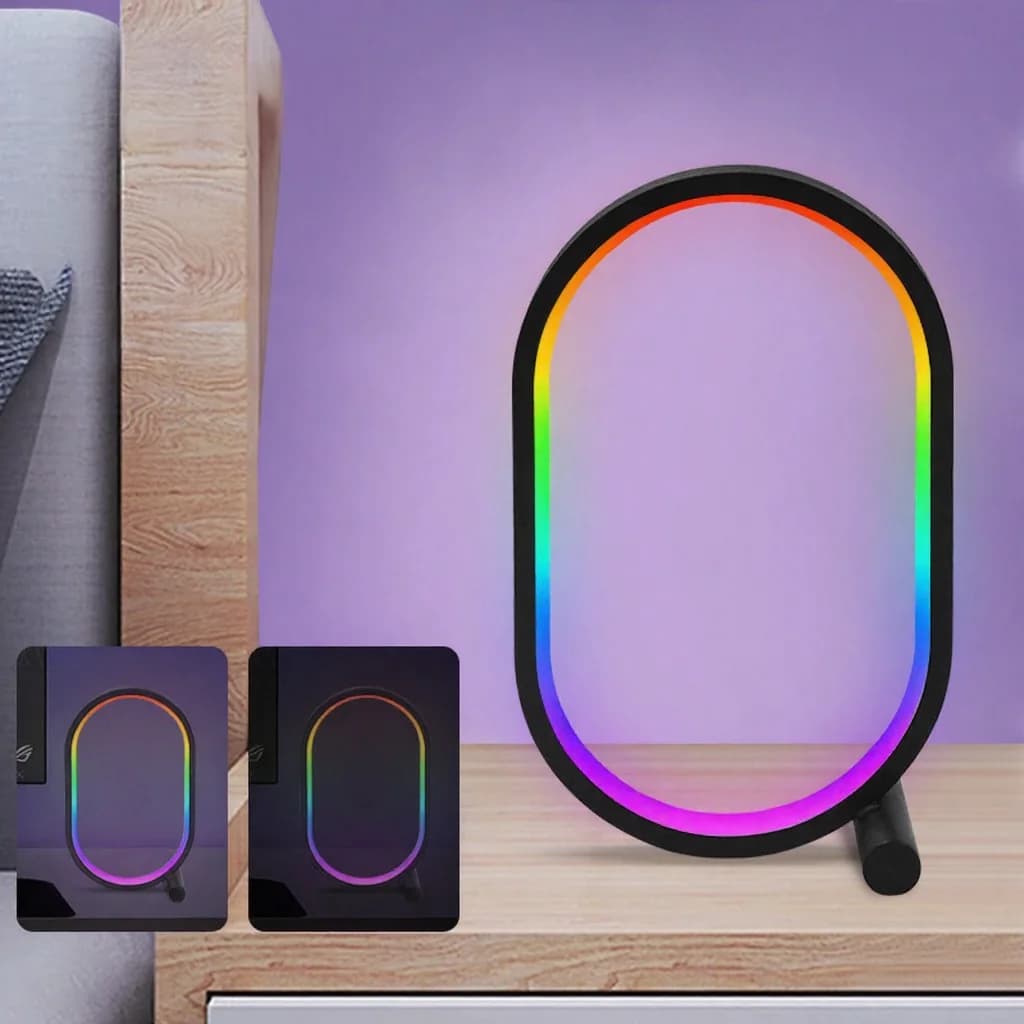 RGB-skrivbordslampa med musiksynk, appstyrning och ljudreaktiv belysning