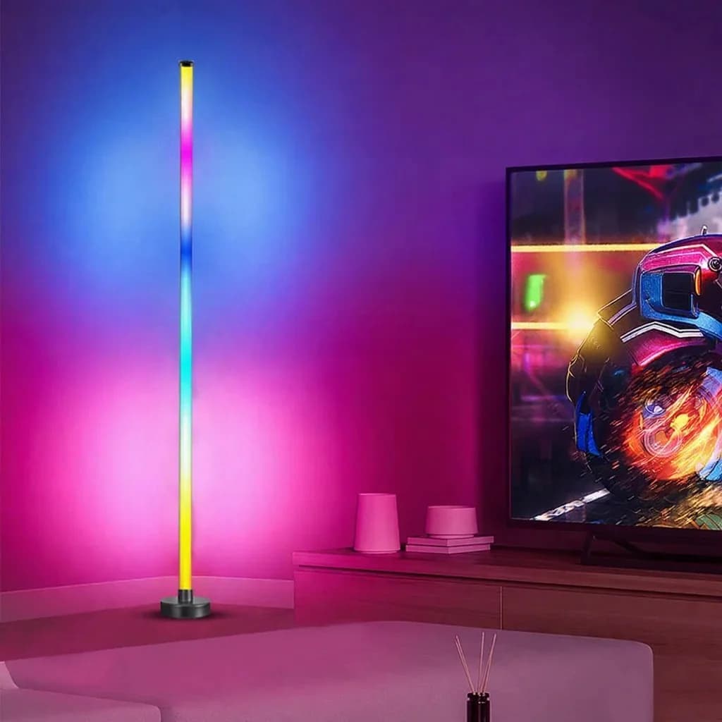 RGB-golvlampa med färgväxling, musiksynk och appstyrning