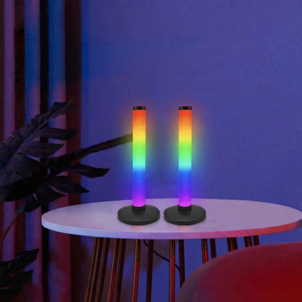 RGB-atmosfärljus med ljudsynk och appstyrning för skrivbord