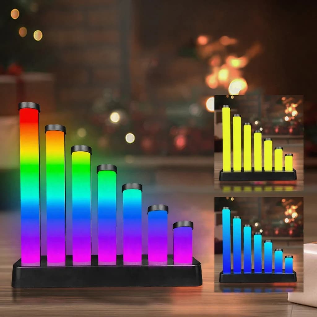 RGB LED-skrivbordslampa med ljudreaktion och appstyrning