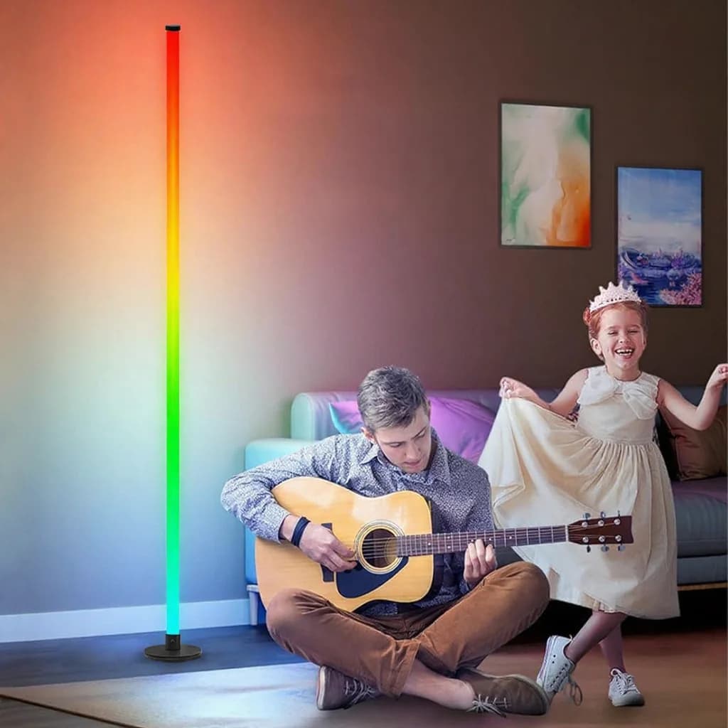 RGB LED-golvlampa med appstyrning för vardagsrum