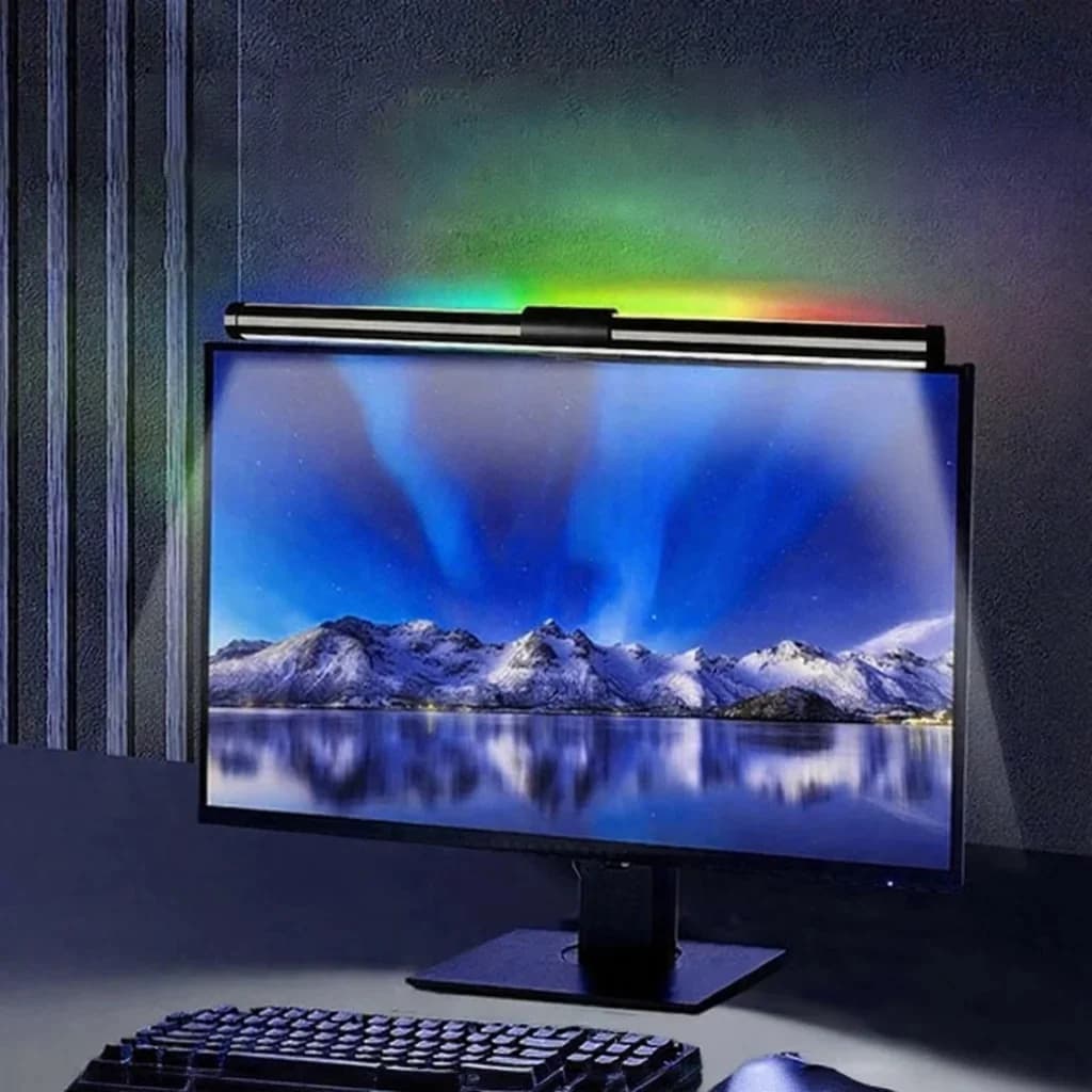 LED-skärmlampa för monitor, USB-driven för skrivbordet