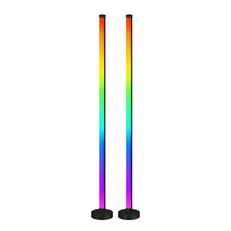 RGB-golvlampa med musiksynchronisering, app- och fjärrkontroll