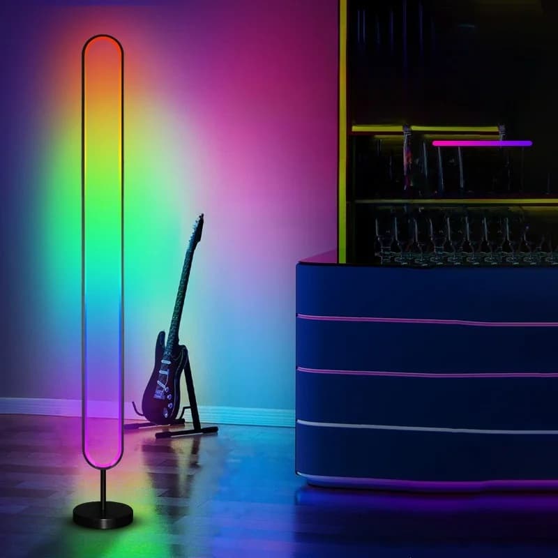 RGB LED-ljus med ljudaktivering och appstyrning