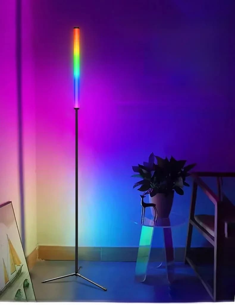 RGB färgväxlande golvlampa med musiksynk och appstyrning