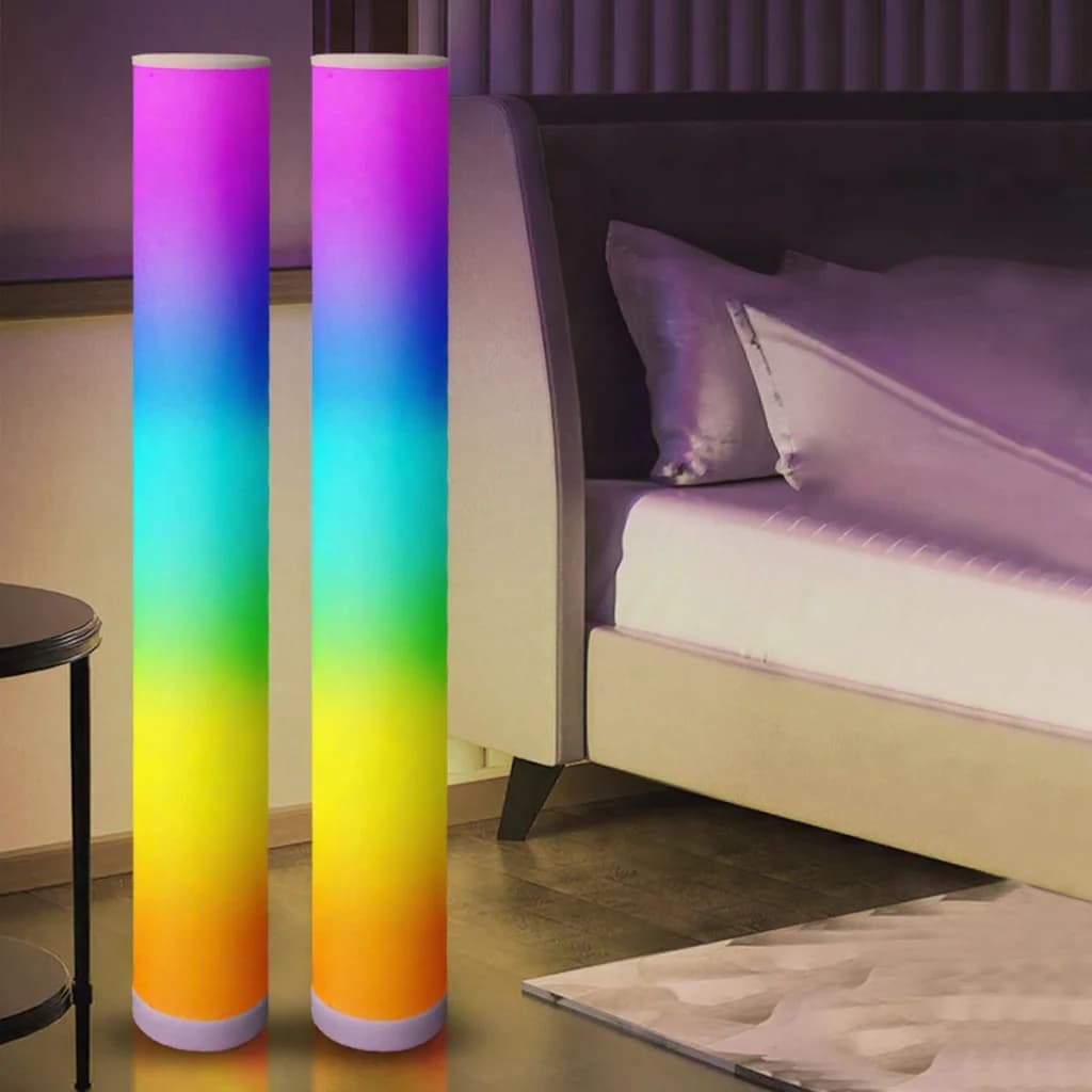 RGB golvlampa med fjärrkontroll och app för spelrum