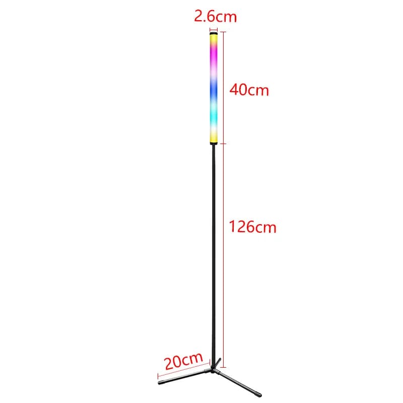 RGB färgväxlande golvlampa med musiksynk och appstyrning